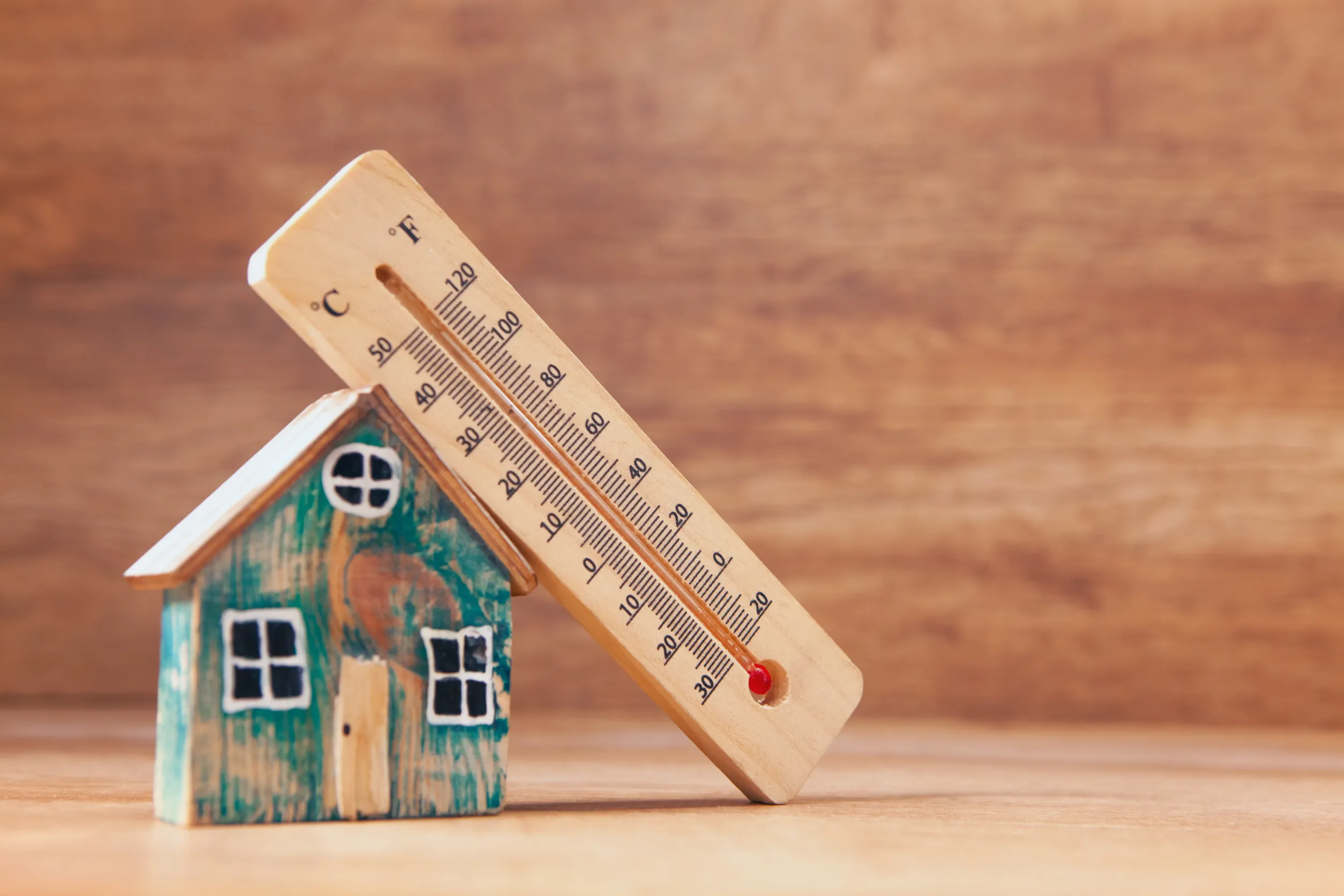 mesurer la température d'une maison