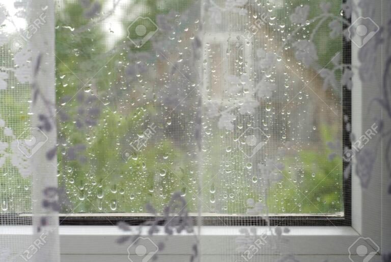 gouttes d'eau sur une fenêtre