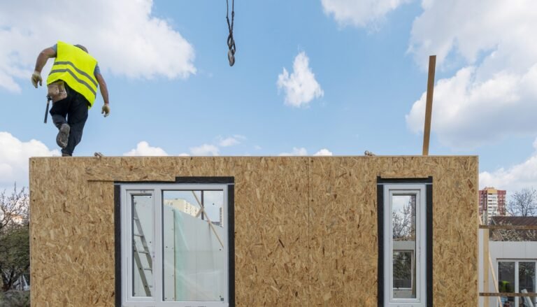 construction d'un bâtiment modulaire