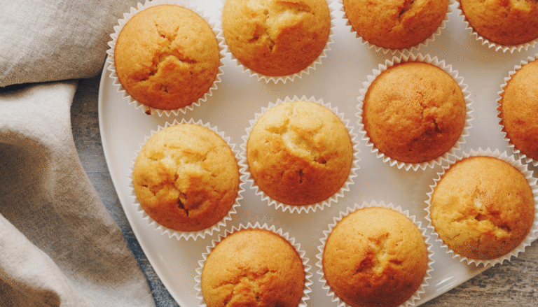 Muffins moelleux maison, dorés parfaits