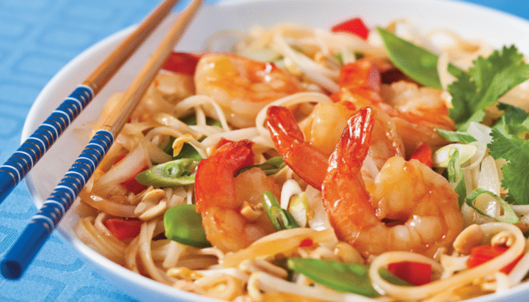 Pad Thaï aux crevettes
