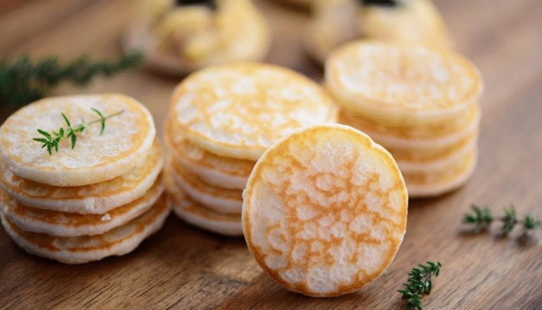Blinis maison moelleux au yaourt grec