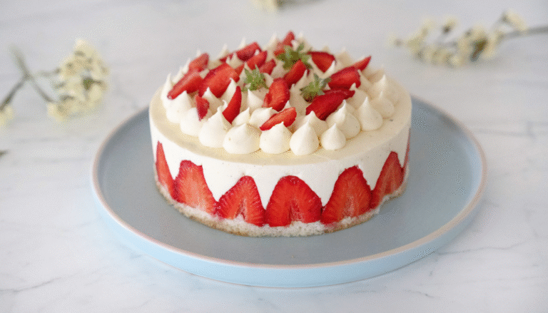 Recette fraisier crème